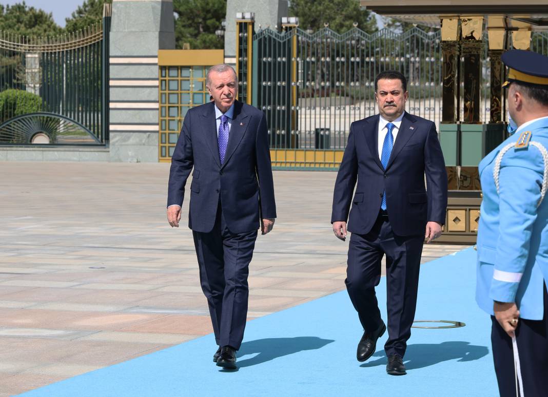 Irak Başbakanı Ankara’da! Külliye’de resmi tören: Sudani’den güç birliği mesajı... 6